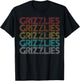 Retro Vintage Grizzlies T-Shirt - T-Shirt | Black