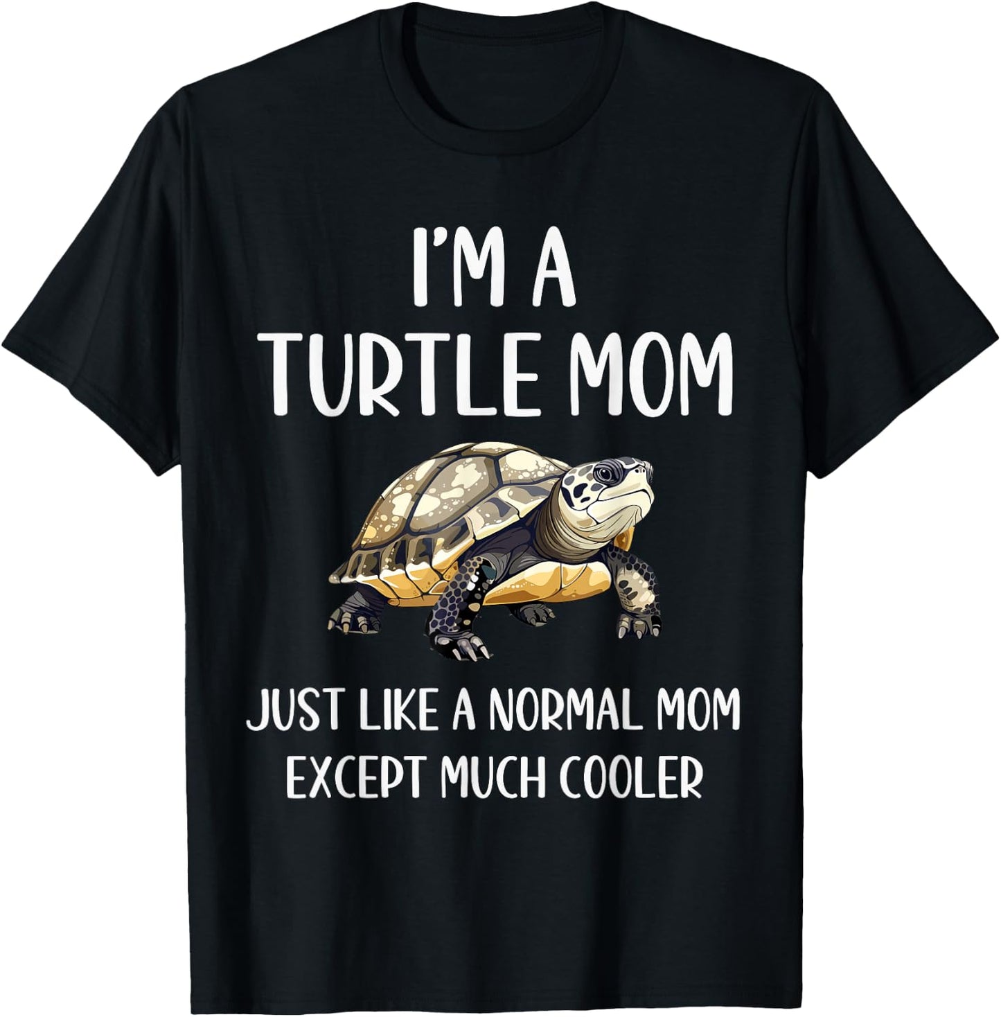Turtle Mom Definition Funny Turtle Animals Lover Mothers Day T-Shirt - T-Shirt | Black
