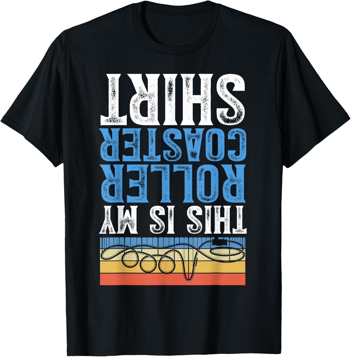 This Is My Roller Coaster T-Shirt - T-Shirt | Black