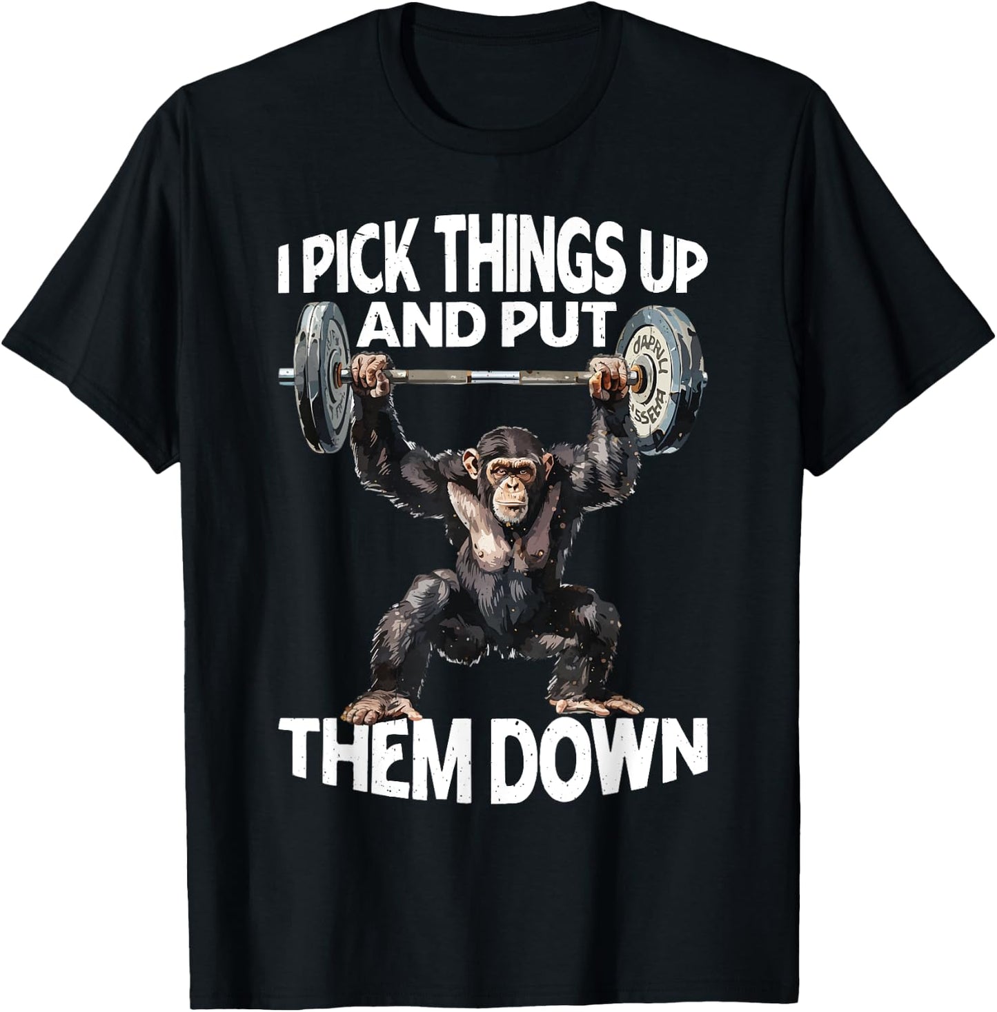 I Pick Things Up And Put Them Down _ T-Shirt - T-Shirt | Black