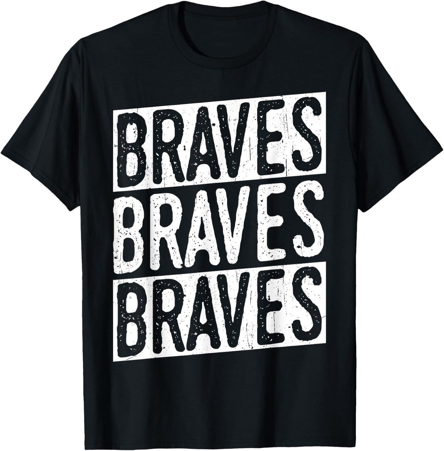 Braves Vintage Braves T-Shirt - T-Shirt | Black