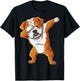 Dabbing English Bulldog Boys Dab Dance Puppy Lover T-Shirt - T-Shirt | Black