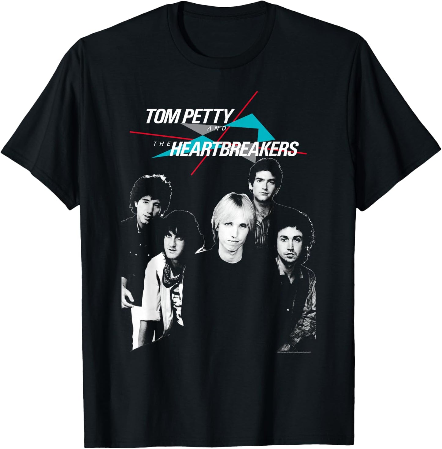 Tom Petty Women's Black Modern Music T-Shirt - T-Shirt | Black