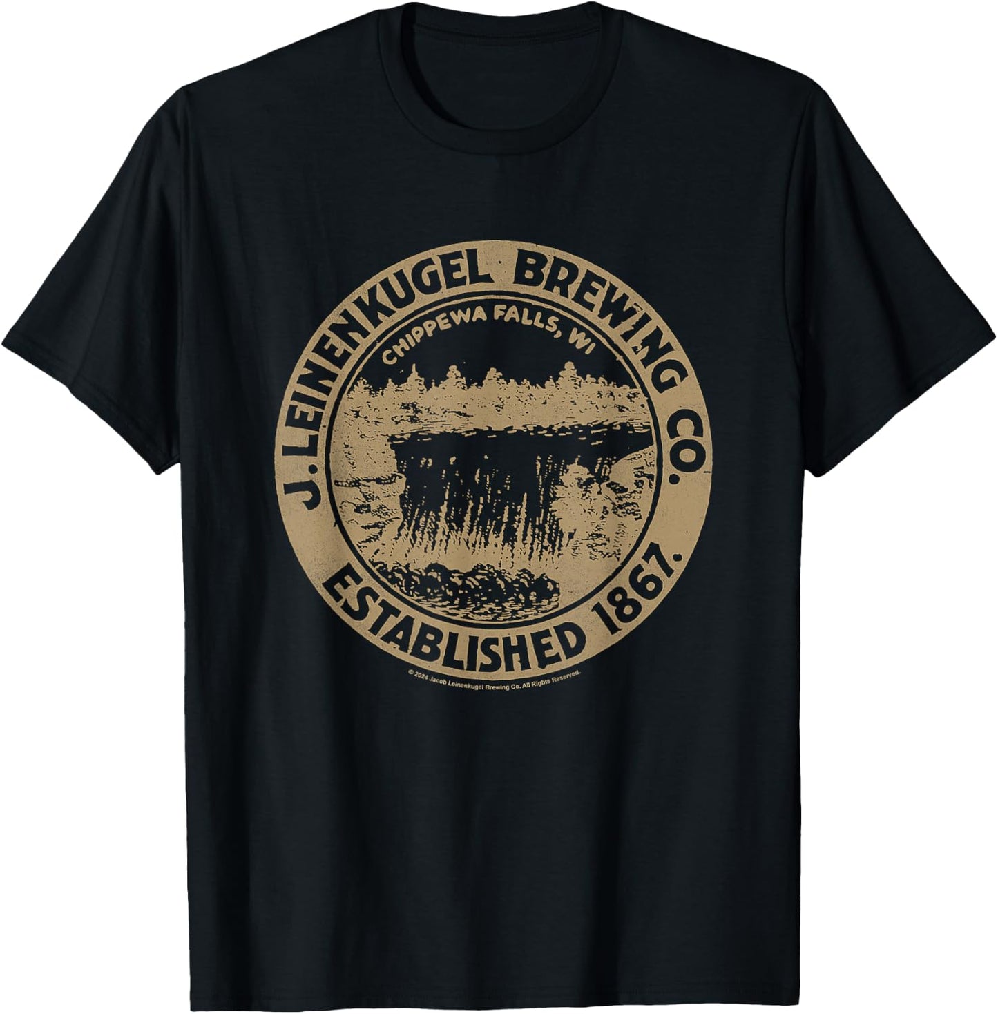 Coors Brewing Company J. Leinenkugel Brewing Co. Vintage T-Shirt - T-Shirt | Black