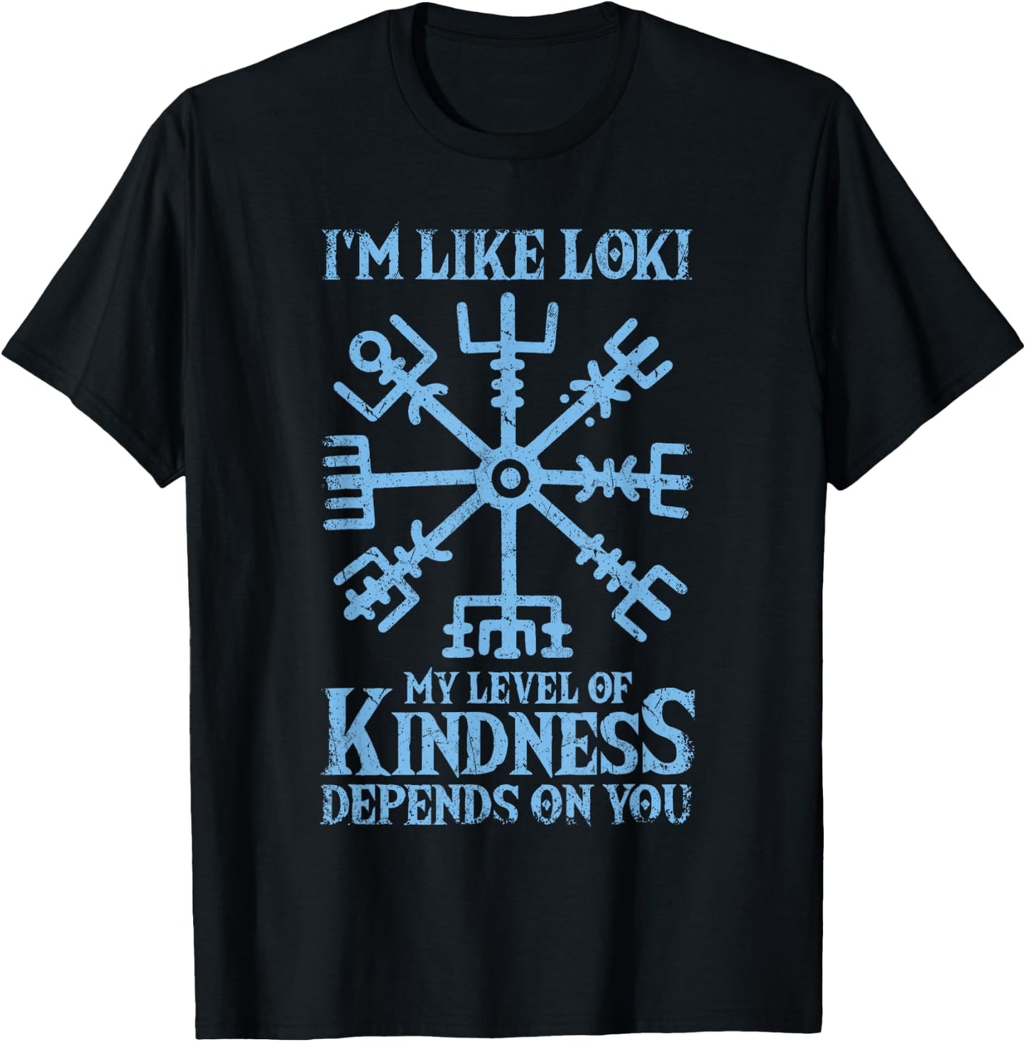 Loki Viking Norse Mythology God Loki , Small, Black T-Shirt - T-Shirt | Black