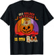 Vintage Retro My Golden Retriever Is My Boo Halloween Dog T-Shirt - T-Shirt | Black