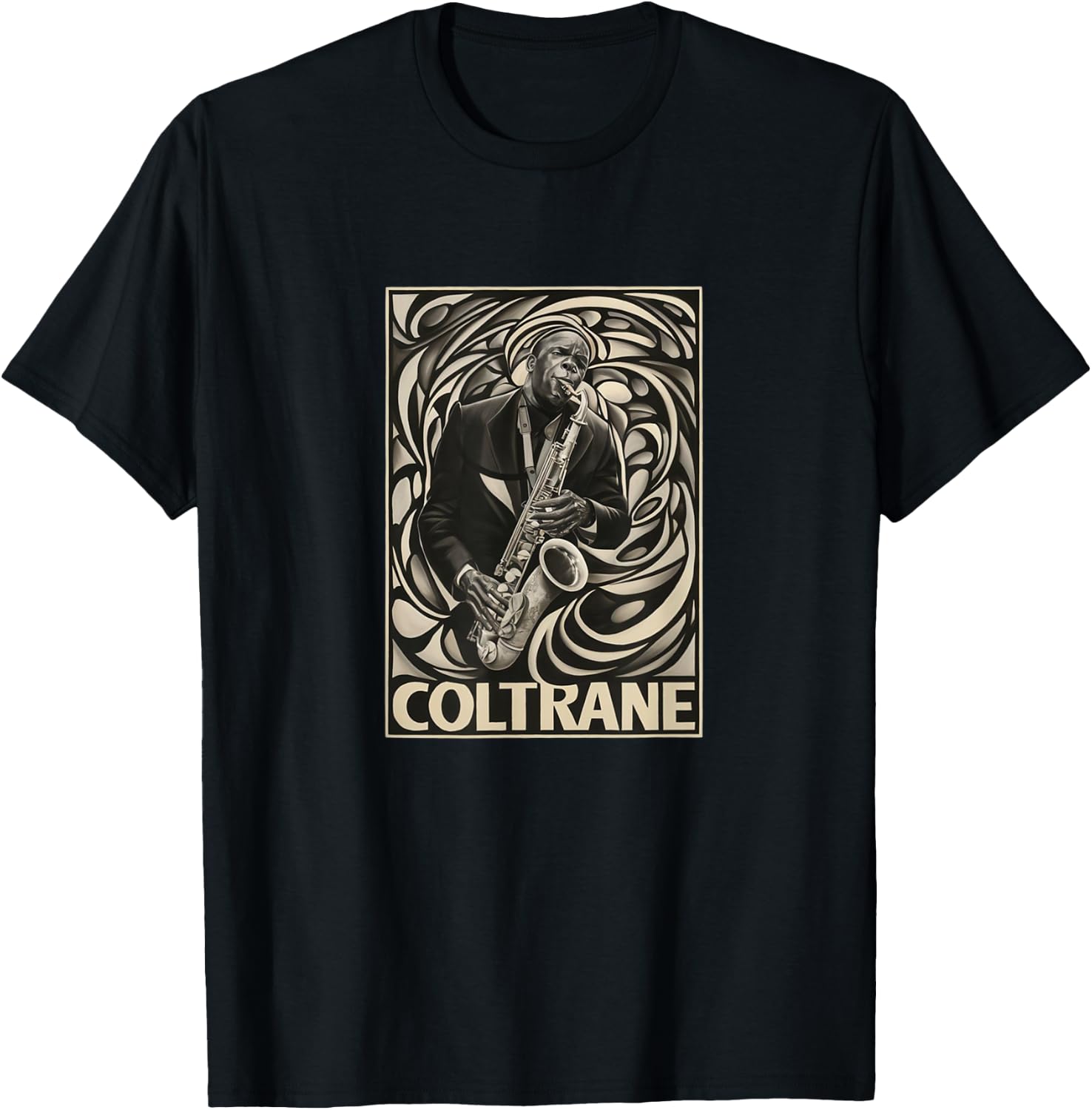 Yes, I Speak Coltrane - Jazz Music Lover T-Shirt - T-Shirt | Black