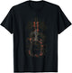 Dragon Guitar Fusion Art Music Lover Design T-Shirt - T-Shirt | Black