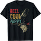 Reel Cool Pappy Fish Fishing Shirt Father's Day T-Shirt - T-Shirt | Black