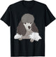 Sarcastic Dog Shirts Co18 Dog Lover Gifts Women's Graphic Cool Poodle Men's T-Shirt - T-Shirt | Black