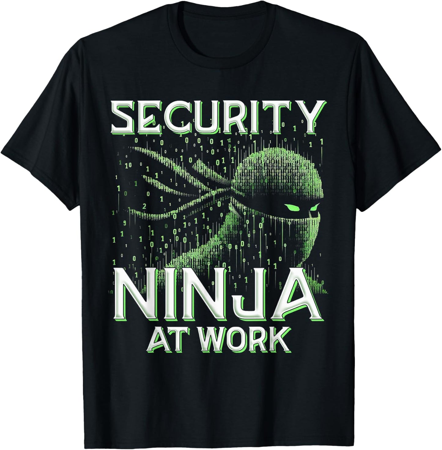 Penetration Tester Security Ninja at work T-Shirt - T-Shirt | Black