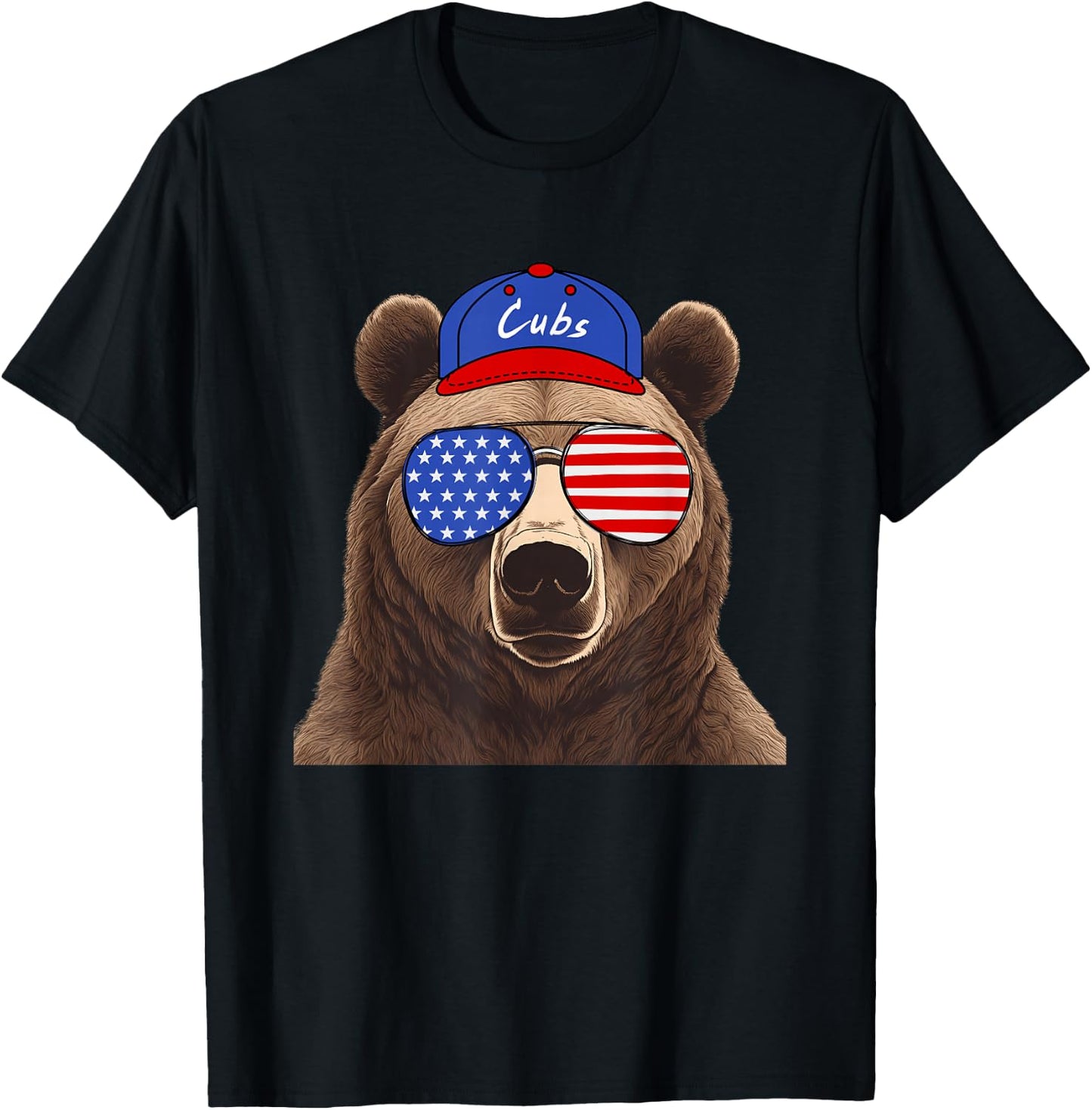 Vintage Cubs Last Name Pride Cubs Name American Style T-Shirt - T-Shirt | Black