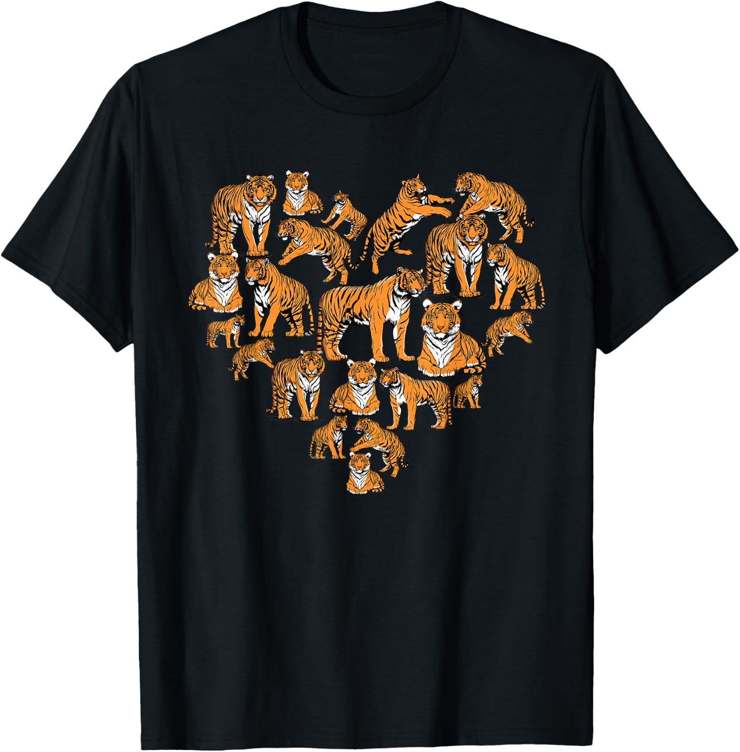 Tiger Lover Kids Wildcat Tigers Women Tiger T-Shirt - T-Shirt | Black