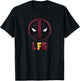 Marvel Deadpool & Wolverine LFG Belt Buckle Face Logo T-Shirt - T-Shirt | Black
