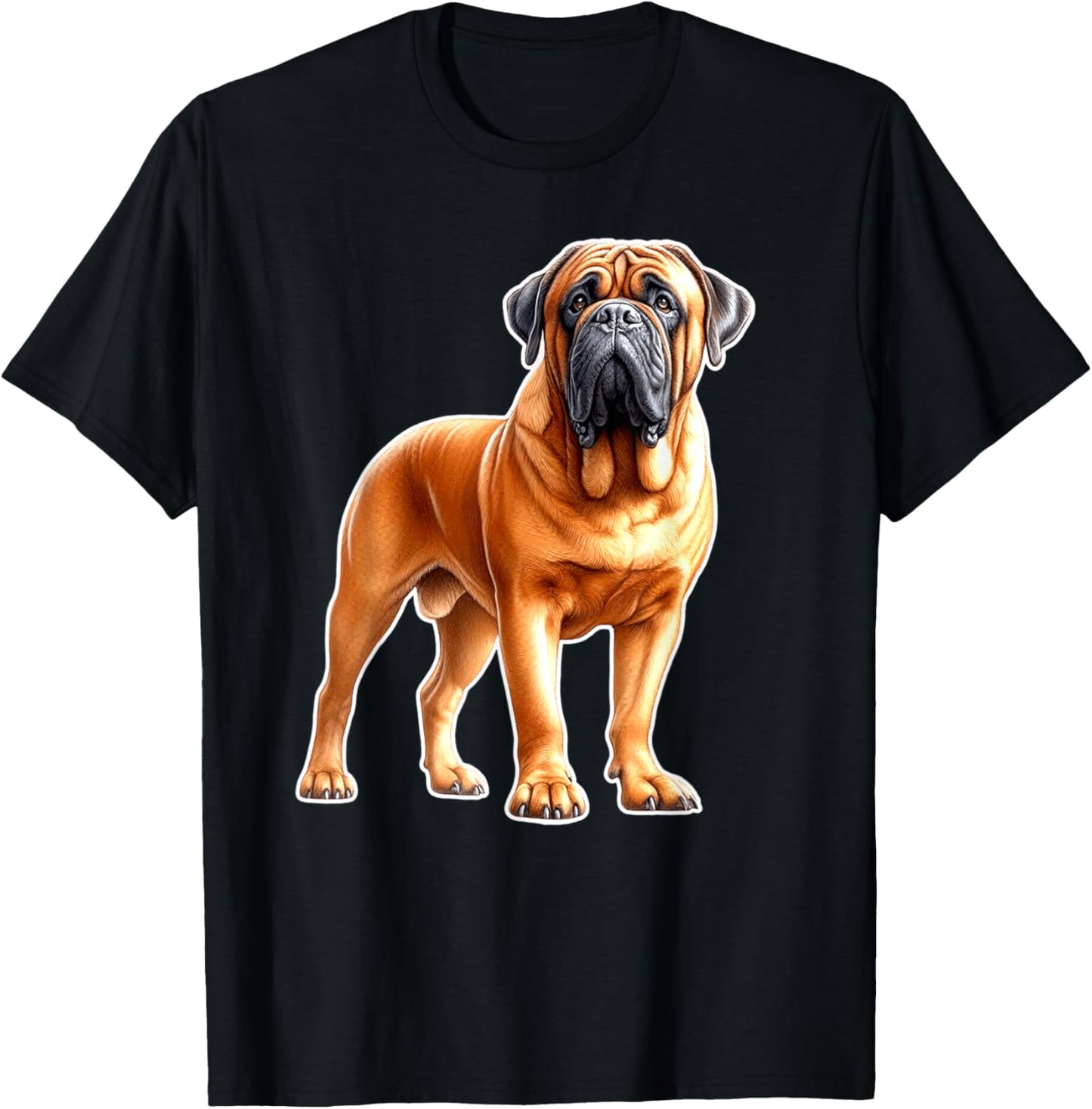 Bullmastiff x Mastiff Dog T-Shirt - T-Shirt | Black
