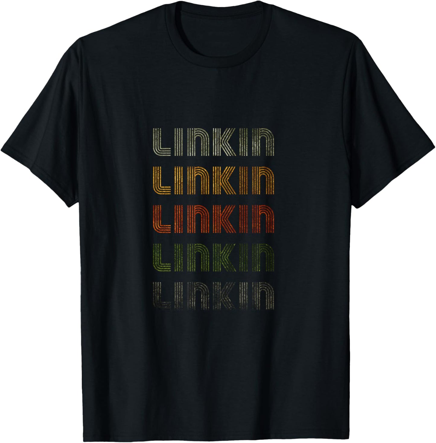 Love Heart Linkin Grunge Vintage Style Black Linkin T-Shirt - T-Shirt | Black