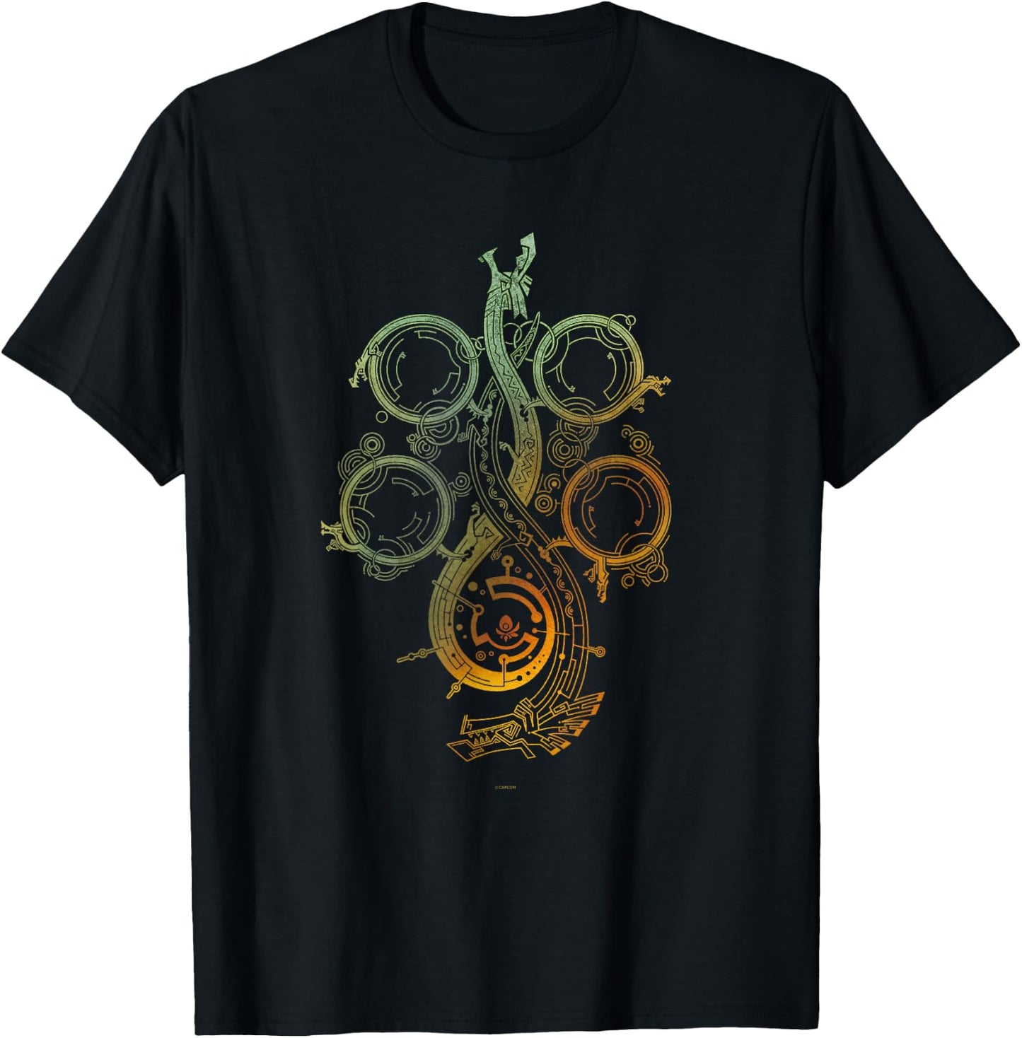 Monster Hunter Wilds Symbol T-Shirt - T-Shirt | Black