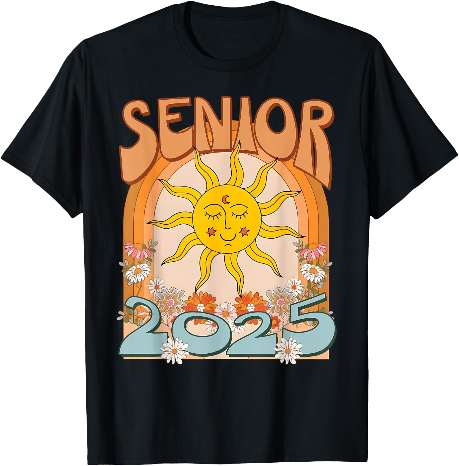 Senior 2025 Class of 2025 Seniors Graduation 2025 Funny T-Shirt - T-Shirt | Black