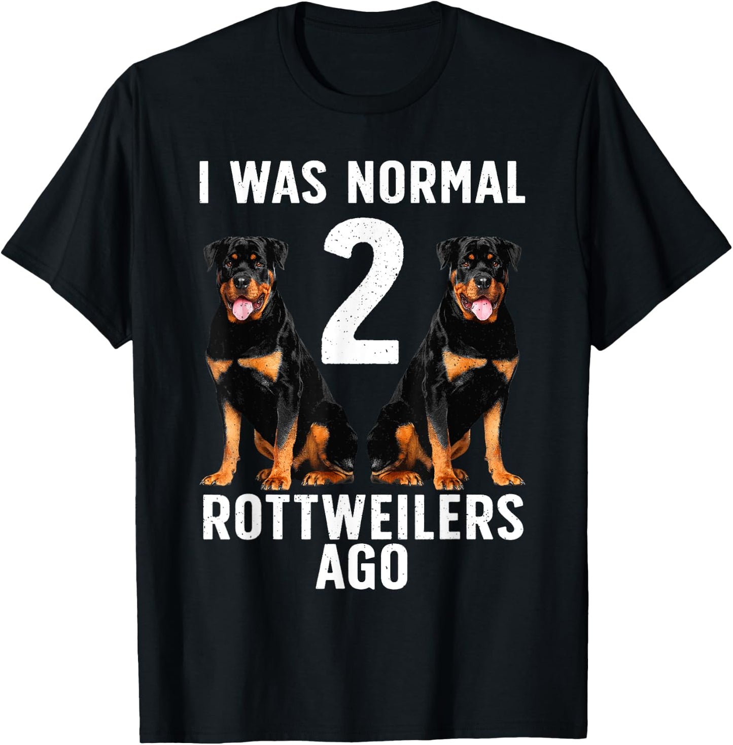 Funny Rottweiler Design Women Kids Rottweiler Lovers T-Shirt - T-Shirt | Black