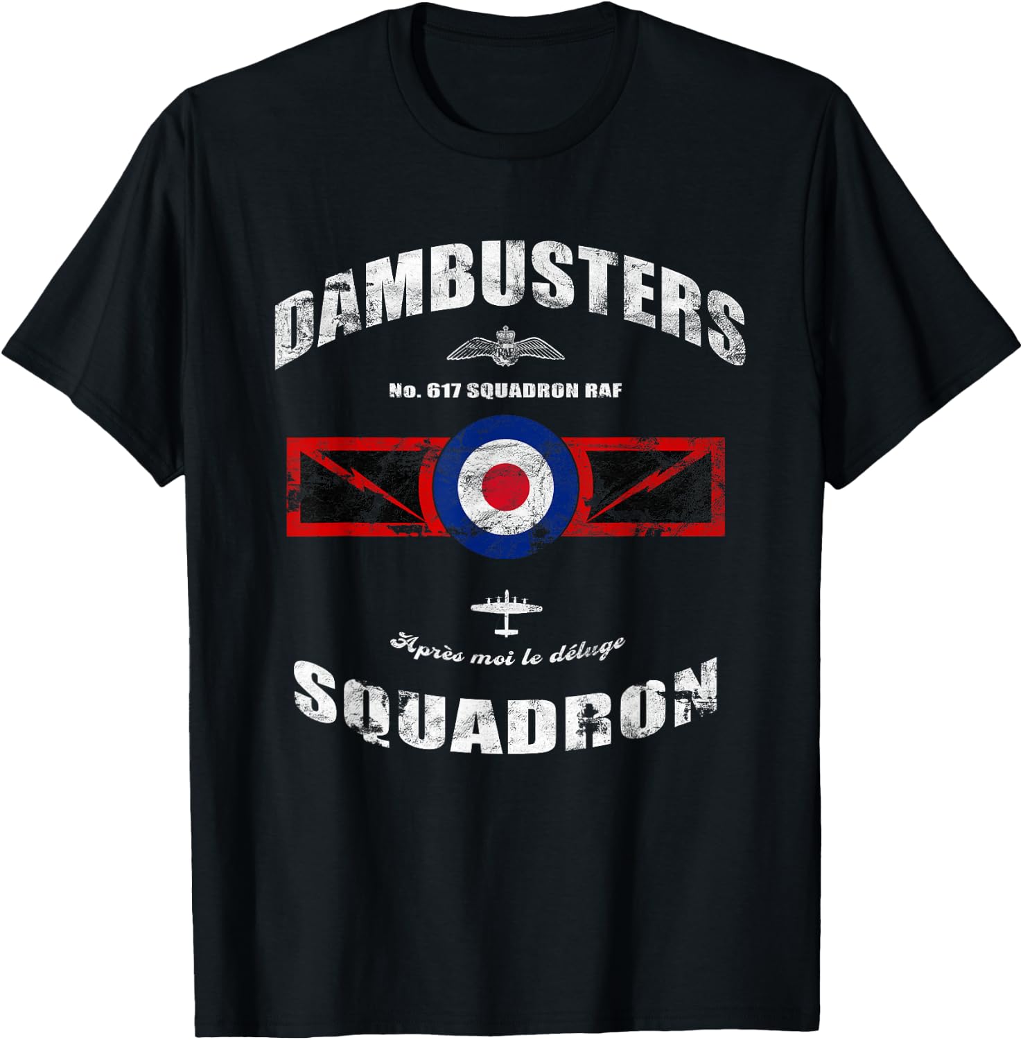 Dambusters No.617 Squadron WW2 British Military History T-Shirt - T-Shirt | Black