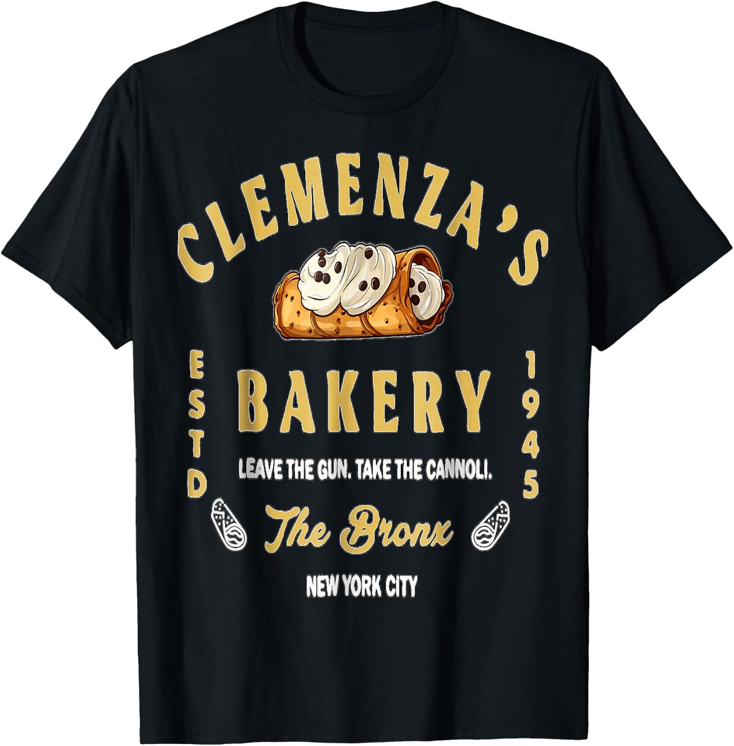 Clemenza Bakery Food Funny T-Shirt - T-Shirt | Black