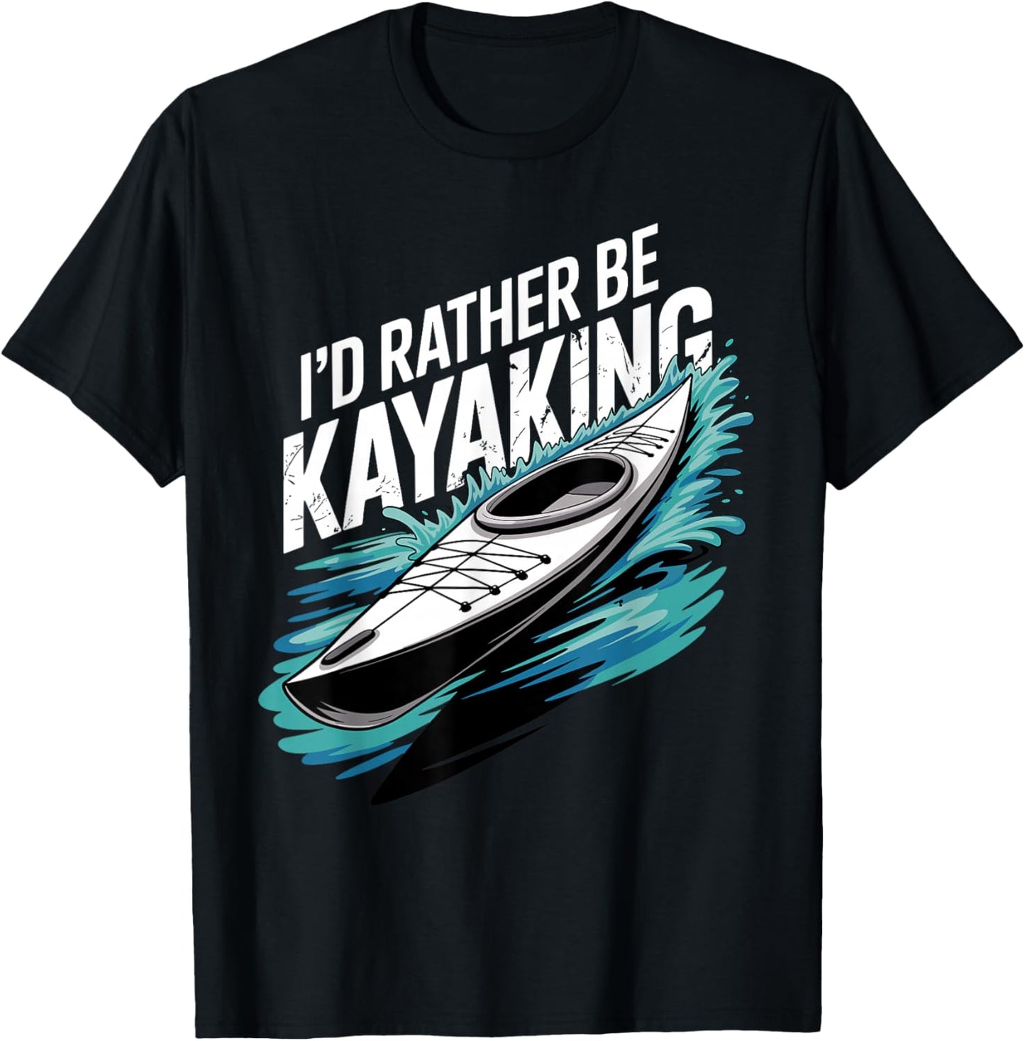 Kayak Novelty Women Kayaker Kayaking Kayak Lover T-Shirt - T-Shirt | Black