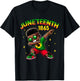 Boys Juneteenth Dabbing Black King Melanin Brown Skin Dab T-Shirt - T-Shirt | Black
