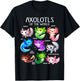 Fox Brother -Adult Axolotl Enthusiasts , Black, Small, Short Sleeve T-Shirt - T-Shirt | Black