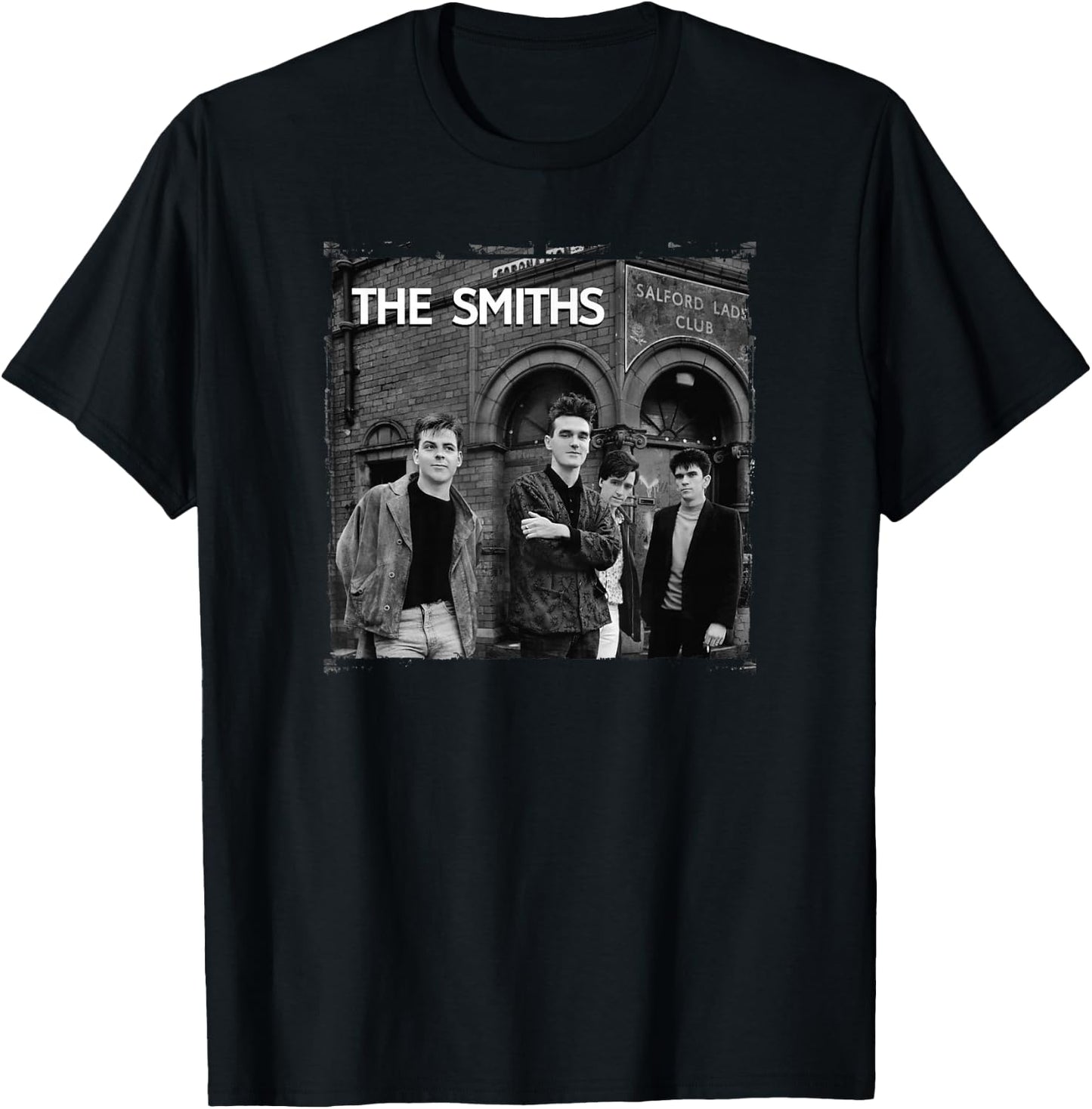 The Smiths Salford Lads Club Band Portrait by Stephen Wright T-Shirt - T-Shirt | Black