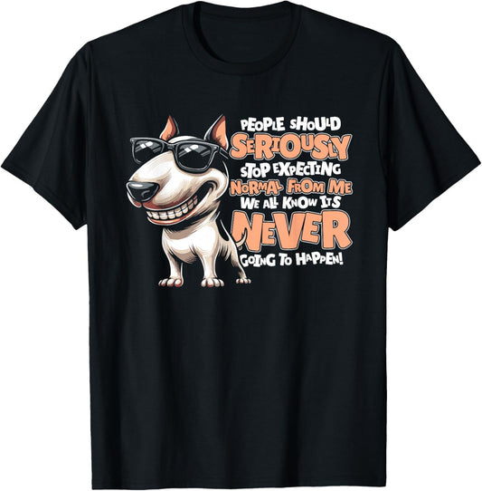 Dog Breed - Dog Four-Legged Bull Terrier T-Shirt - T-Shirt | Black