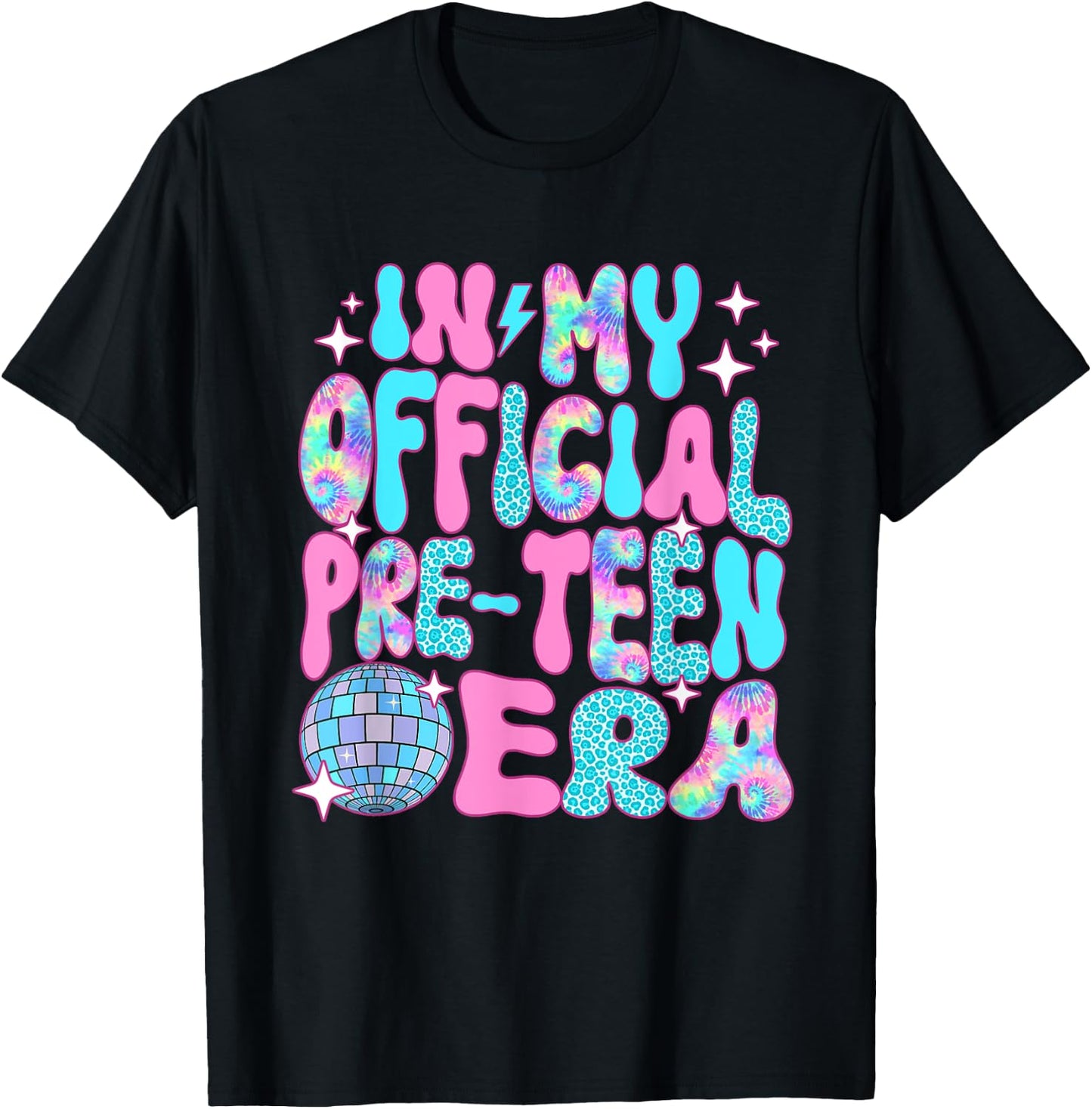 Disco In My Official Pre-Teen Era T-Shirt - T-Shirt | Black