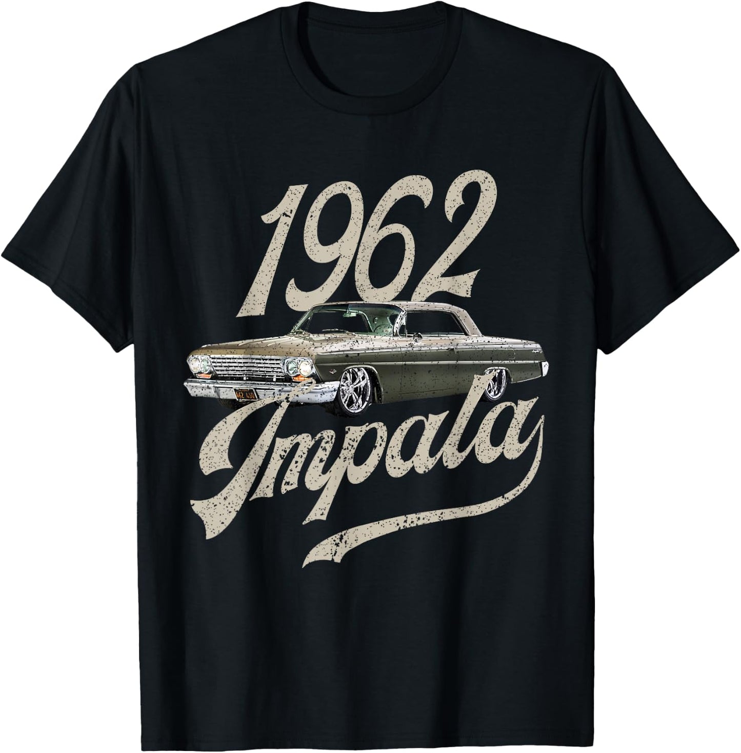 1962 Chevys Impala 60s T-Shirt - T-Shirt | Black
