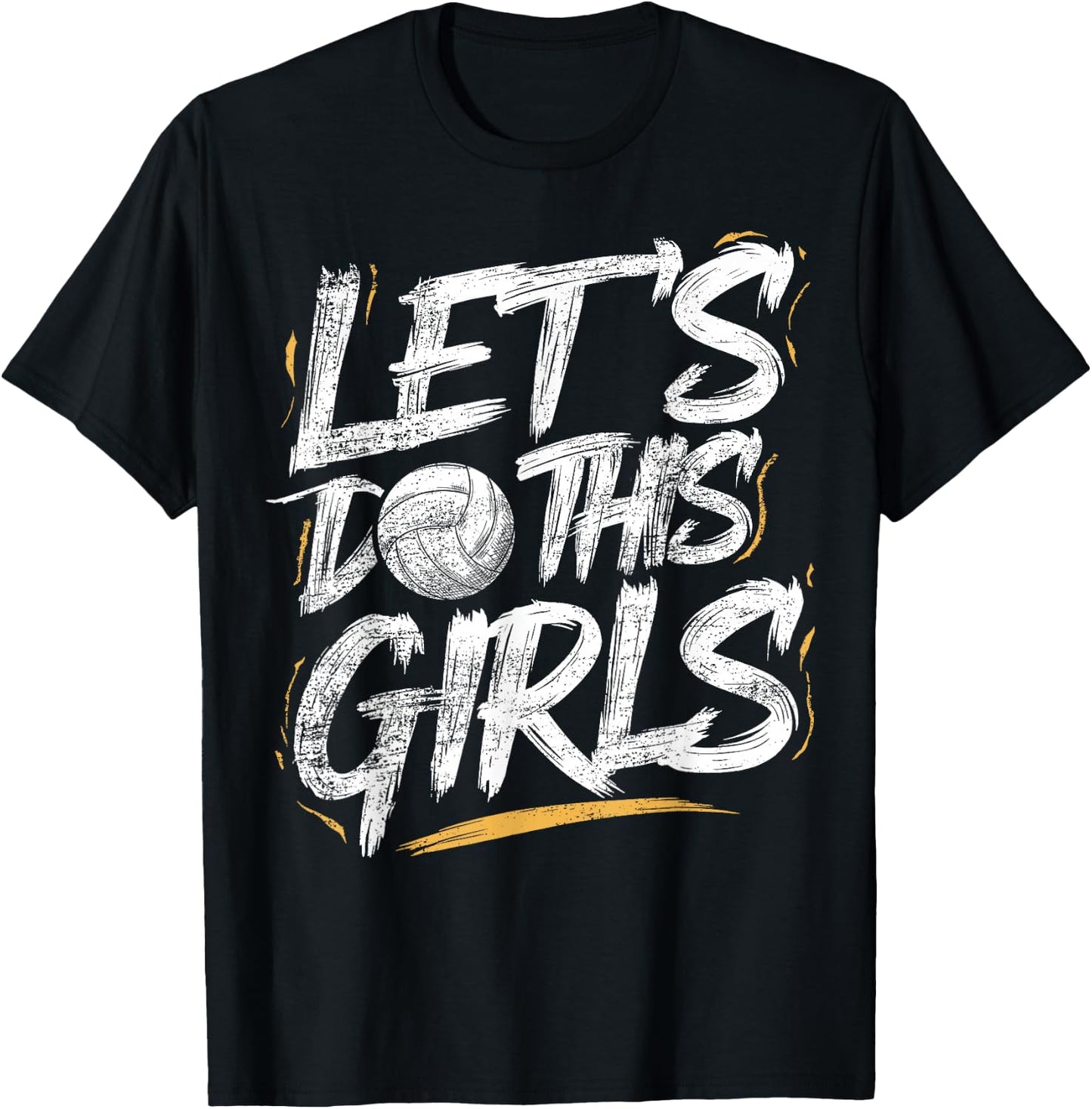 Girl Volleyball Player Women Volleyball Team - Volleyball T-Shirt - T-Shirt | Black