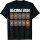 Decimation Funny Roman History T-Shirt - T-Shirt | Black