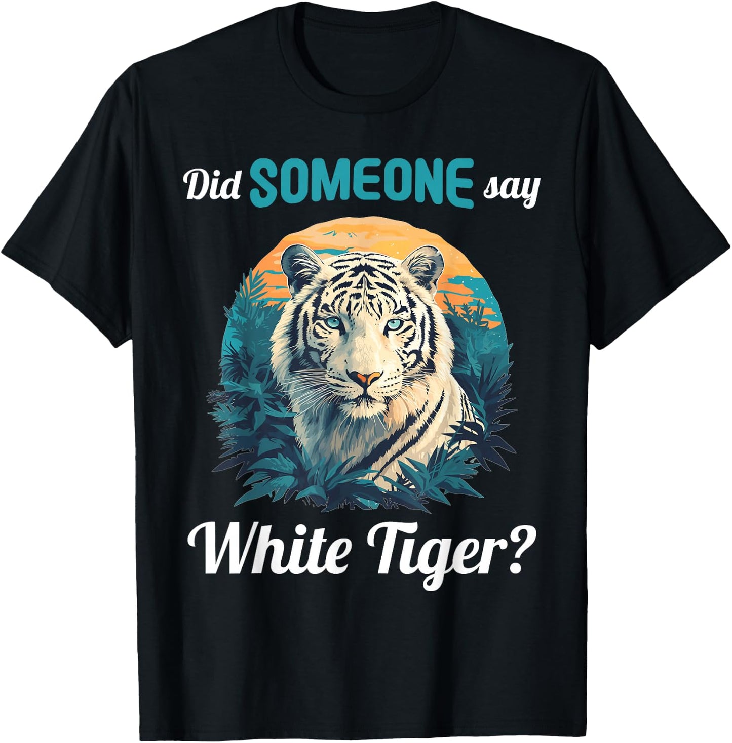 White Tigers Did someone say White Tiger T-Shirt - T-Shirt | Black