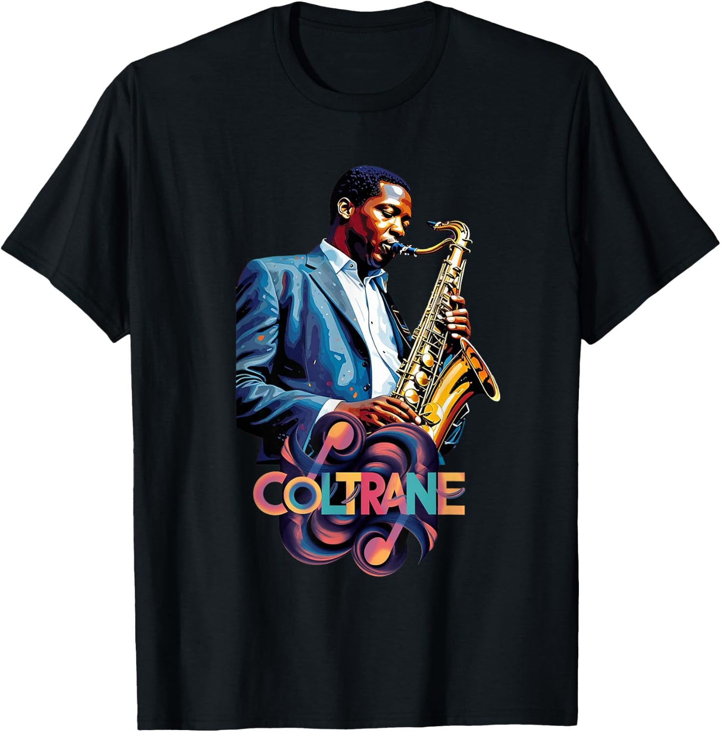 Yes, I Speak Coltrane - Jazz Music Lover T-Shirt - T-Shirt | Black