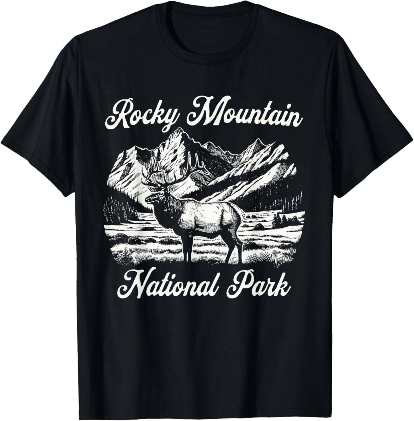 Rocky Mountain National Park T-Shirt - T-Shirt | Black