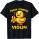 Duck I Choose Violin Funny Music Instrument Boys Girls Kids T-Shirt - T-Shirt | Black