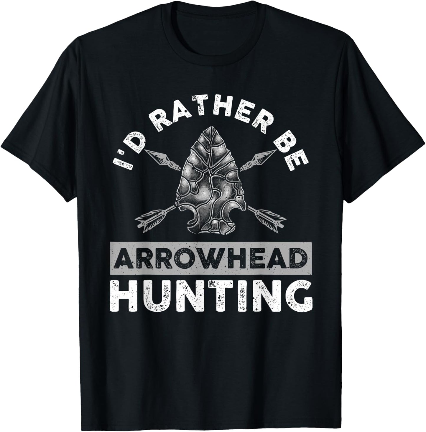 Cool Arrowhead Design Women Arrowhead Hunting Lovers T-Shirt - T-Shirt | Black