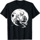 Skeleton Cute Cat Skull Kitty Halloween Men Women Kids T-Shirt - T-Shirt | Black