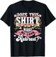 Women Flower Does This Shirt Make Me Look Retired T-Shirt - T-Shirt | Black