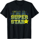 Super Mario I'm The Super Star Starman Portrait T-Shirt - T-Shirt | Black