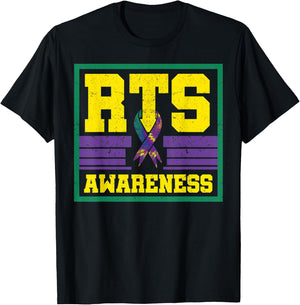Rubinstein–Taybi Syndrome Warrior RTS Awareness Patient T-Shirt - T-Shirt | Black