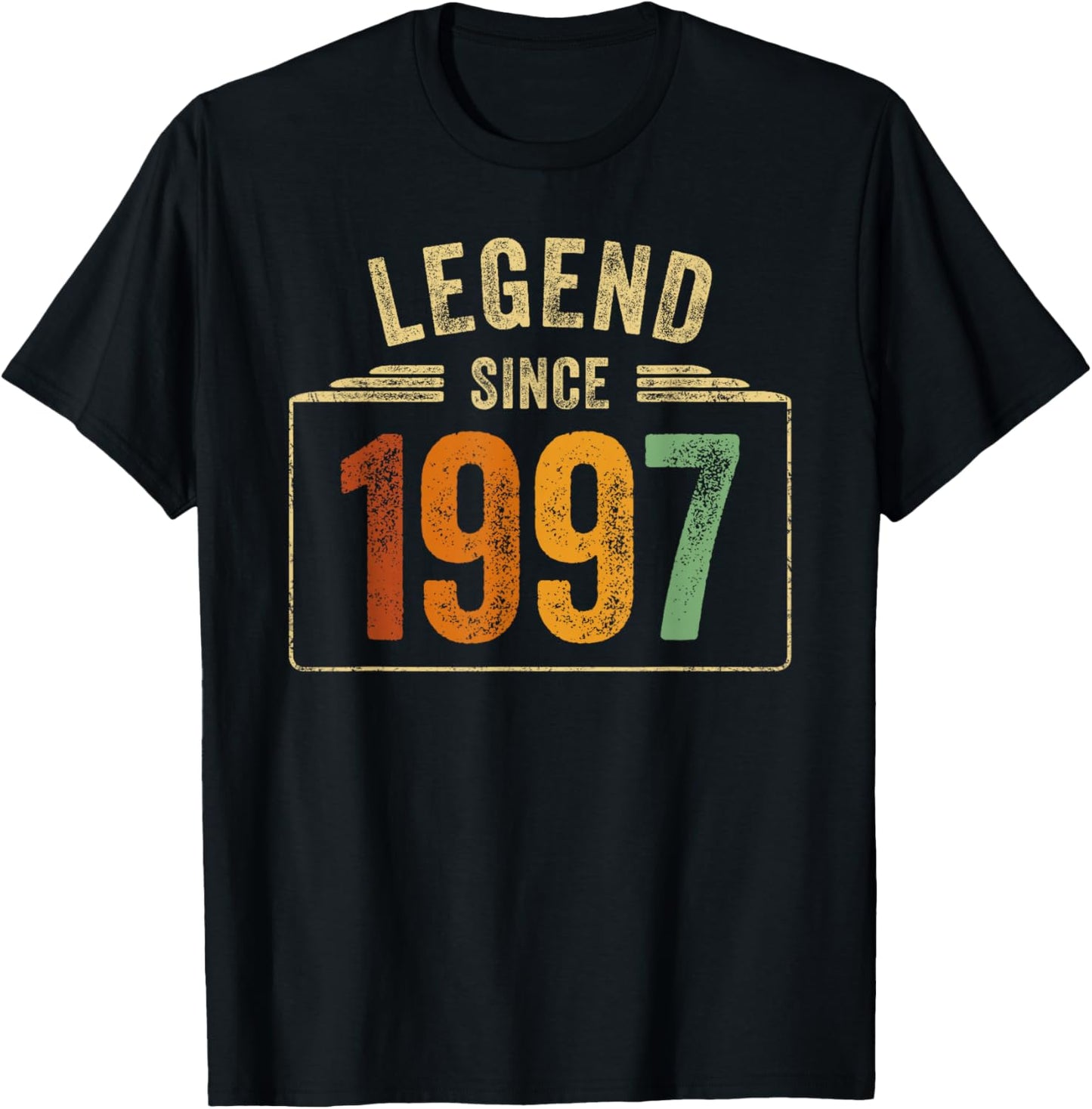 1997 Birthday Gifts Women Legend Since 1997 T-Shirt - T-Shirt | Black
