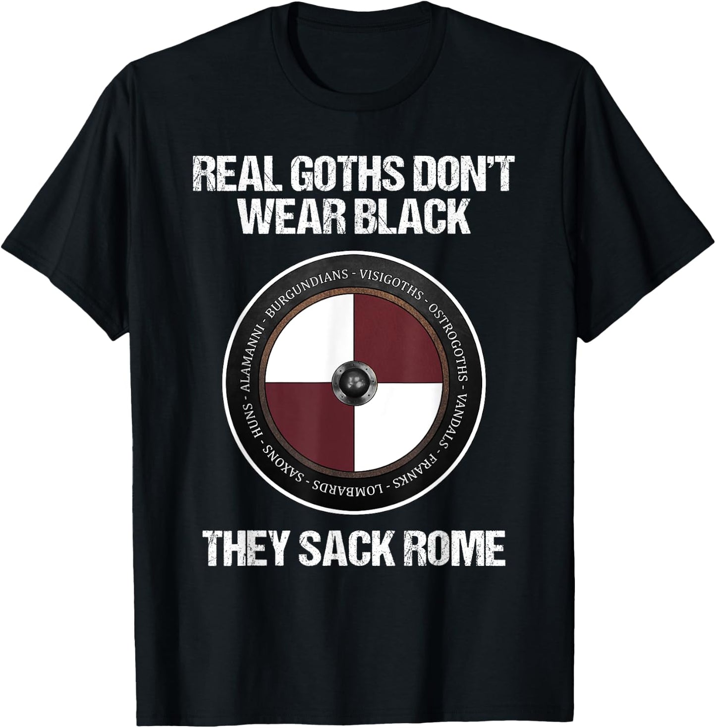 Agema Apparel -Adults Medieval History , Black, Small, Short Sleeve T-Shirt - T-Shirt | Black