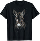 Donkey Animal Zoo Art Donkey T-Shirt - T-Shirt | Black