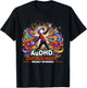 AuDHD Autism ADHD Autistic Spectrum Neurodiversity T-Shirt - T-Shirt | Black