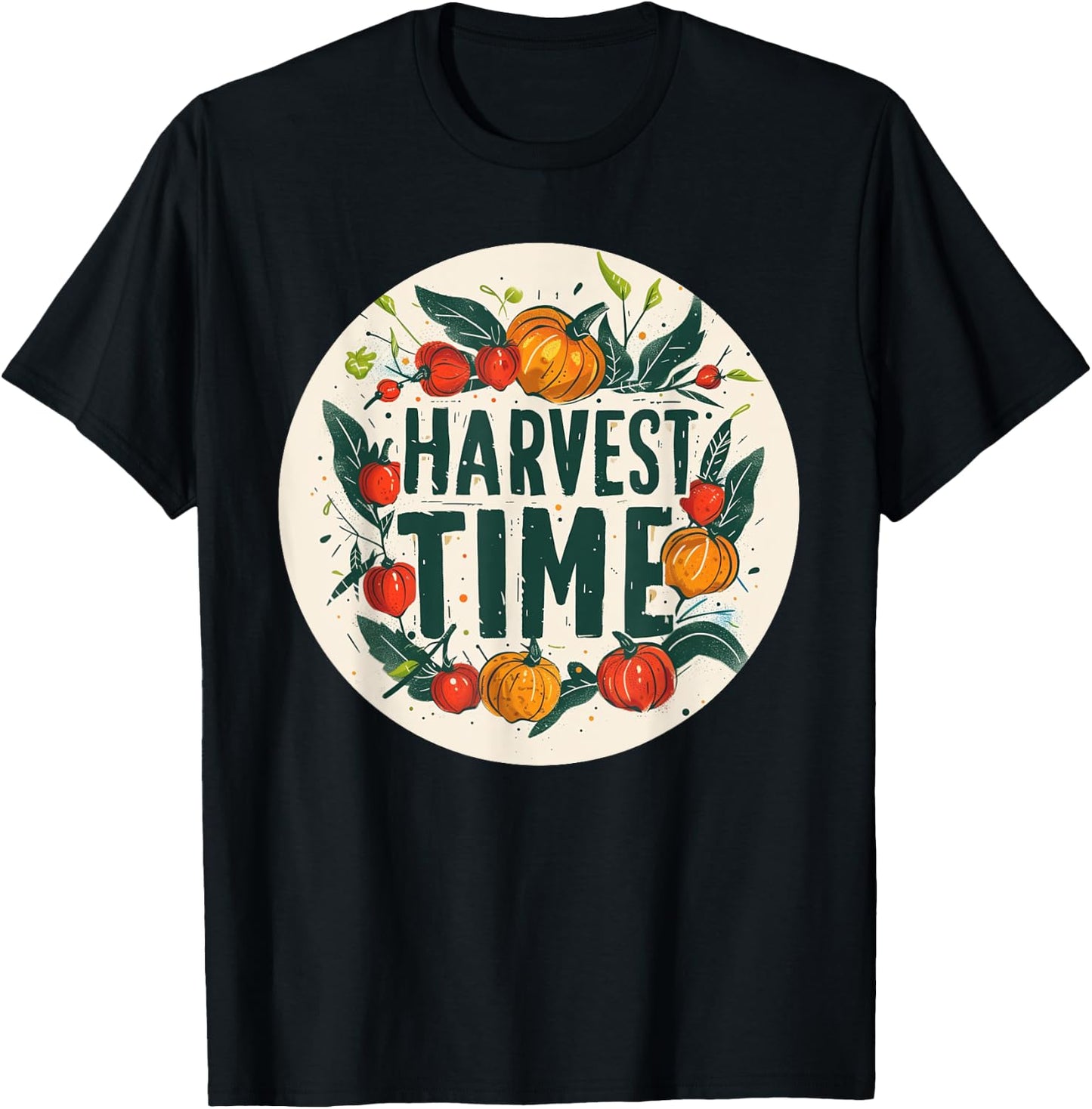 Harvest Time Costume for Farmer and Harvest Season Lovers T-Shirt - T-Shirt | Black