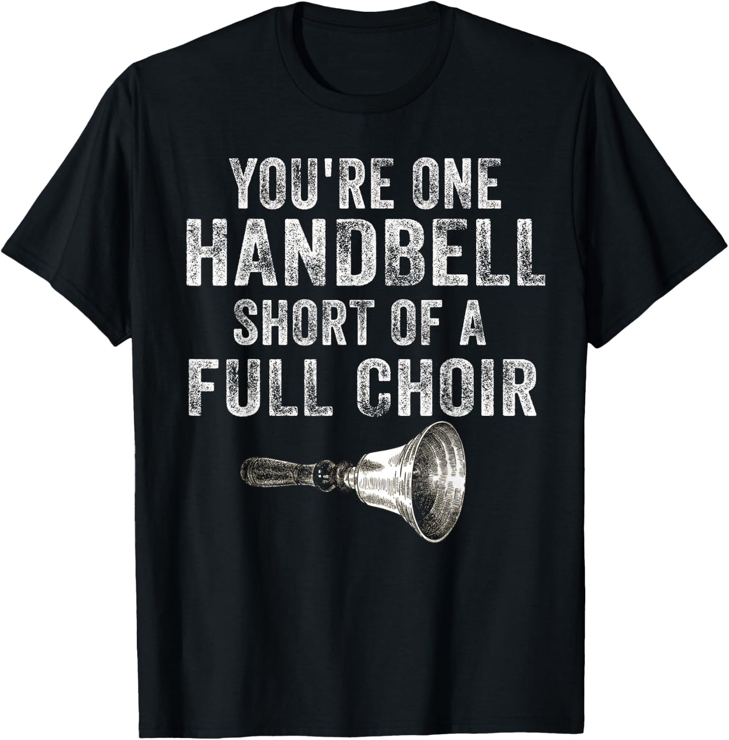 Handbell Ringer Instrument Men Women Funny Choir Music T-Shirt - T-Shirt | Black