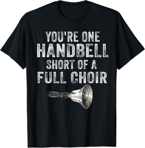 Handbell Ringer Instrument Men Women Funny Choir Music T-Shirt - T-Shirt | Black